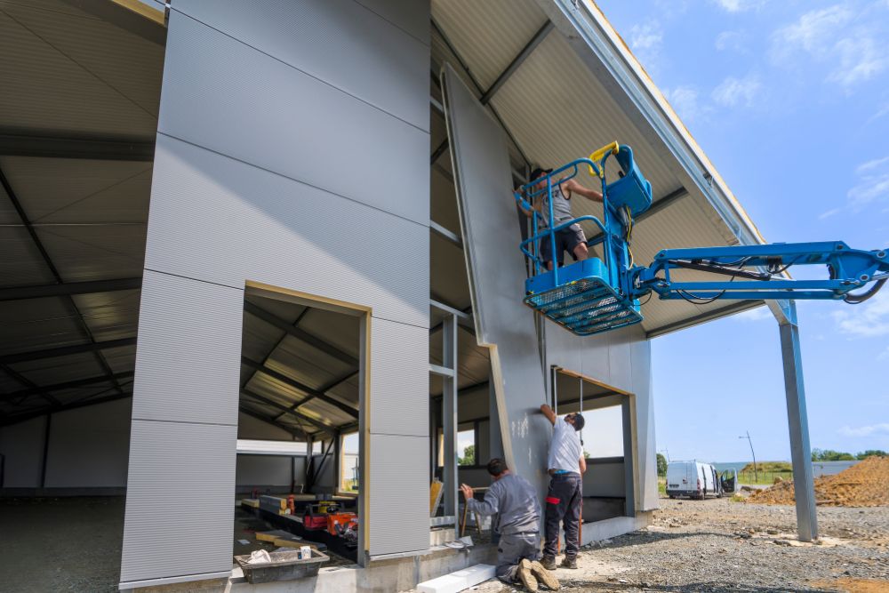 Bardage panneaux sandwich